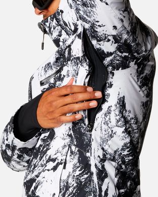 1909811CLB-100 S Куртка чоловіча гірськолижна Powder 8's™ Jacket чорно-білий принт р. S
