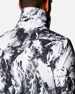 1909811CLB-100 S Куртка мужская горнолыжная Powder 8's™ Jacket черно-белый принт р. S
