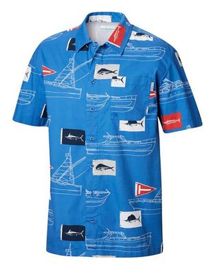 1438981-480 M Рубашка мужская Trollers Best™ SS Shirt синий р.M