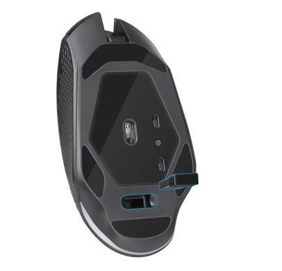 Мышка DEFENDER Glory GM-514, LED, 7D, 400 мАг, 3200dpi, BLACK, wireless (52514)