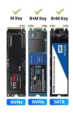 Карман внешний M.2 SSD 2071-OTG (NVME, NGFF) Type-C, USB 3.0