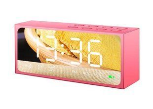 JoyRoom JM-R7 Clock Bluetooth Pink