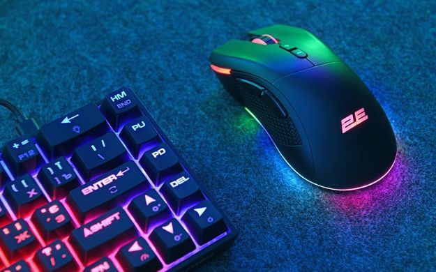 Мышка 2E GAMING MG350 WL, RGB, USB-A/WL, Black 2E-MG350UB-WL