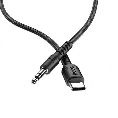 Кабель AUX HOCO UPA-17 Type-C Digital audio conversion cable Black