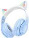 HOCO W42 Cat ears BT Crystal Blue