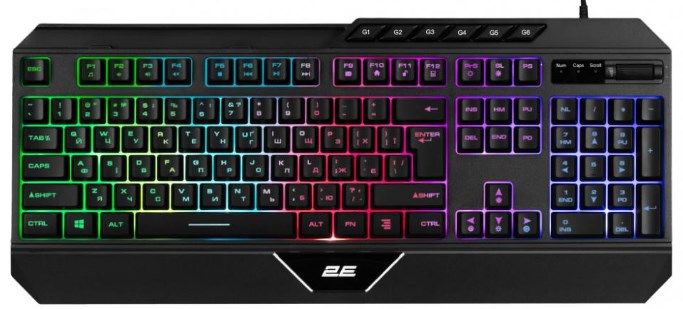 Клавіатура 2E Gaming KG315 RGB USB Black 2E-KG315UBK