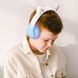 HOCO W42 Cat ears BT Crystal Blue