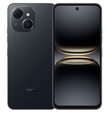 TECNO Spark 40C KM4k 4/128ГБ 6000mAh Ink Black (4894947092459)