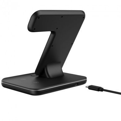 Зар.пр. безпровідний Gelius Pro GP-AWC01 Wireless Charger 3 in1 15W Black