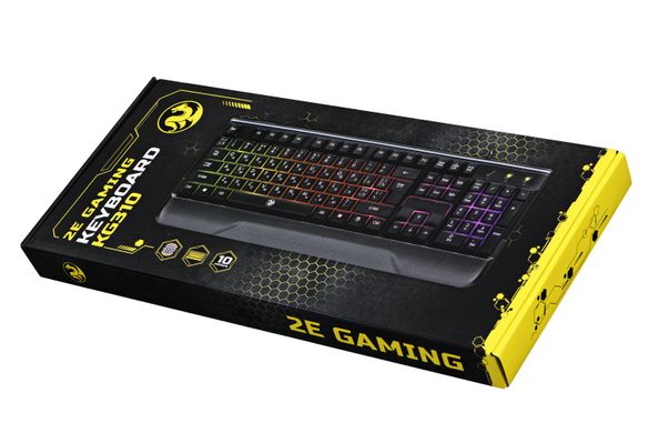 Клавіатура 2E Gaming KG310 LED USB ігрова Ukr Black (2E-KG310UB)