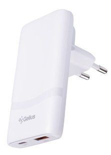 Зар.уст. 220V Gelius VoltX GP-HC067 GaN 65W 1USB + 1Type-C White