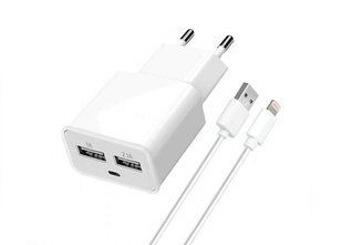 Зар.уст. 220V Florence 2A + Lightning White (FW-2U020W-L)