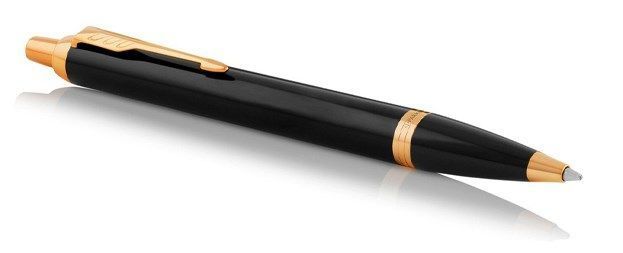 Набор PARKER IM Black позол. рол.+кул. в подар.упак.(22 082b24)