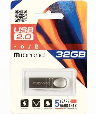 Flash Drive 32Gb Mibrand Irbis Silver
