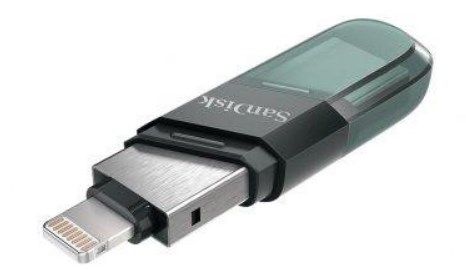Flash Drive 32Gb SanDisk iXpand Flip Lightning Apple USB 3.1 (SDIX90N-032G-GN6NN)