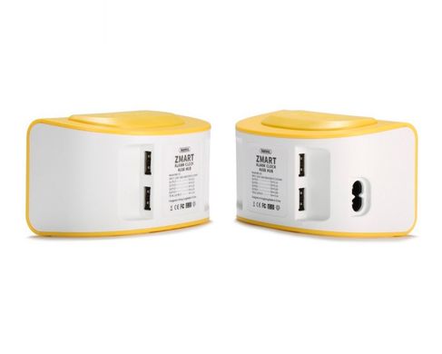 Будильник Remax RM-C05 USB Yellow