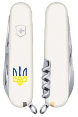 Victorinox Spartan (91мм, 12 функцій), Тризуб син-жовт. 13603.7_T0017u