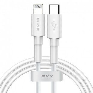 Кабель Lightning to Type-C Baseus BMX Mini MFI 18W 1.2m White