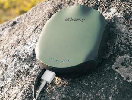 Sandberg Survivor 10000mAh, 2xUSB, IPX6, мини-компас и фонарик