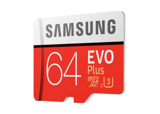 micro SD 64Gb Samsung Evo Plus Hi Speed U3(R-100,W-60mb/s)