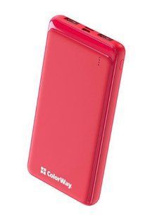 ColorWay CW-PB100LPF2RD-PD QC3.0+USB-C PD 18 Red