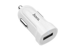 Зар.уст. авто Hoco Z2A 2.4A + micro USB White