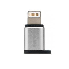 Адаптер micro USB - iPhone 6 Remax RA-USB2 Silver