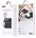 XO PR224 fast charging lighting\ type-c 10000mAh Black