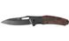Нож NEO 63-115 складной, ручка деревьянная, лезвие с сатин.покрытия, зажим для ремня